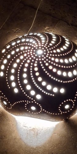 lampe calebasse spirale 1