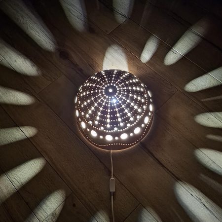 Luminaire calebasse soucoupe igloo