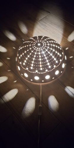 Luminaire calebasse soleil igloo