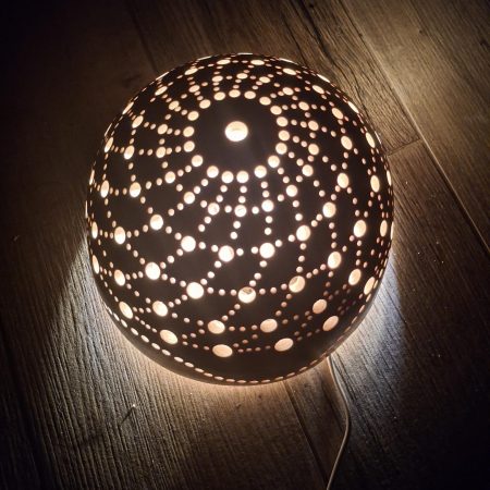 Lampe calebasse petit modèle
