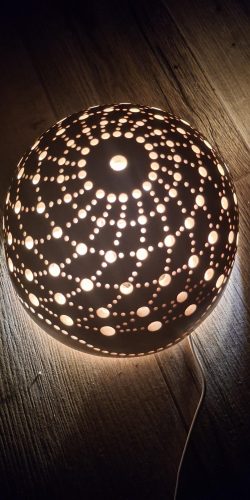 Lampe calebasse petit modèle